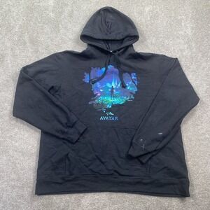 Avatar Jungle Night Logo Pullover Hoodies Port & Company Adult Size XL Black